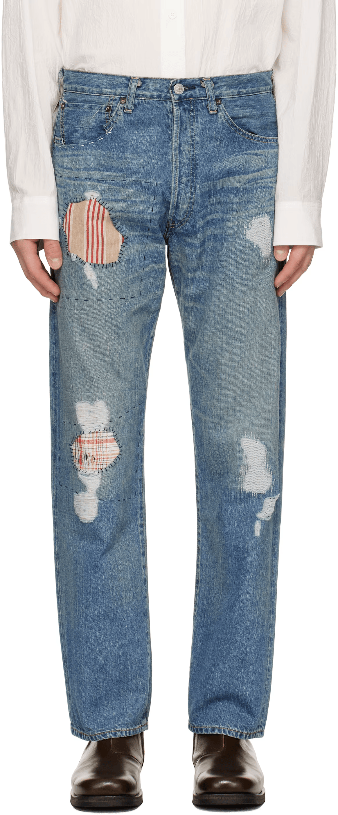 Junya Watanabe Blue Levis Edition Cotton Selvedge Jeans